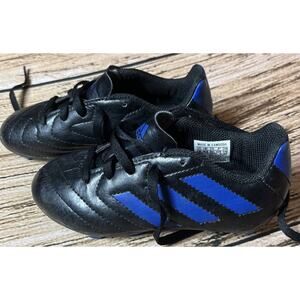 Adidas Black and Blue Soccer Cleats US Size 11K
